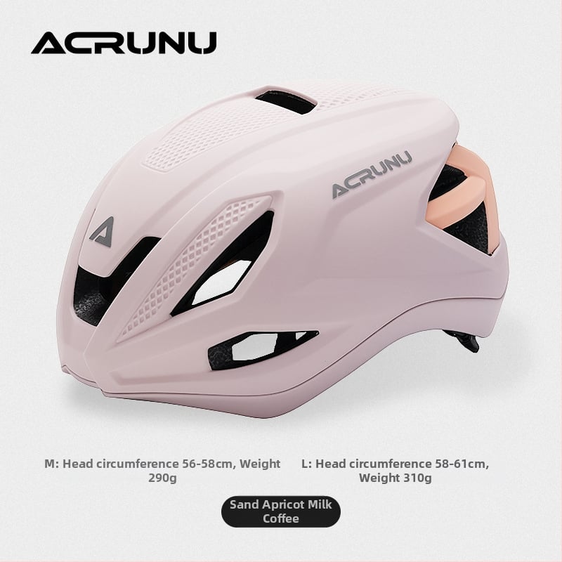 ACRUNU velosipēdu ķivere, integrēts viengabala dizains, plašs 3D regulējums, PC čaura + EPS putas, Universāla, 310 g