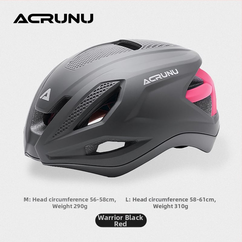 ACRUNU velosipēdu ķivere, integrēts viengabala dizains, plašs 3D regulējums, PC čaura + EPS putas, Universāla, 310 g