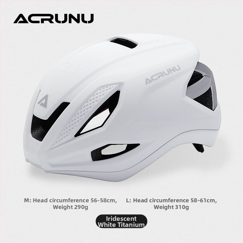 ACRUNU velosipēdu ķivere, integrēts viengabala dizains, plašs 3D regulējums, PC čaura + EPS putas, Universāla, 310 g