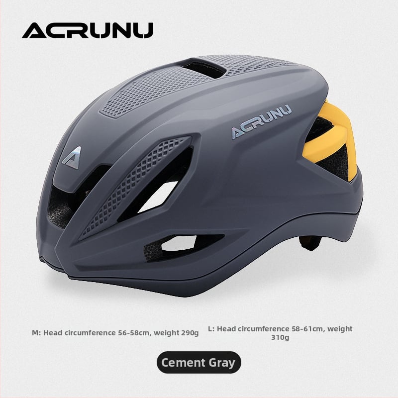 ACRUNU velosipēdu ķivere, integrēts viengabala dizains, plašs 3D regulējums, PC čaura + EPS putas, Universāla, 310 g