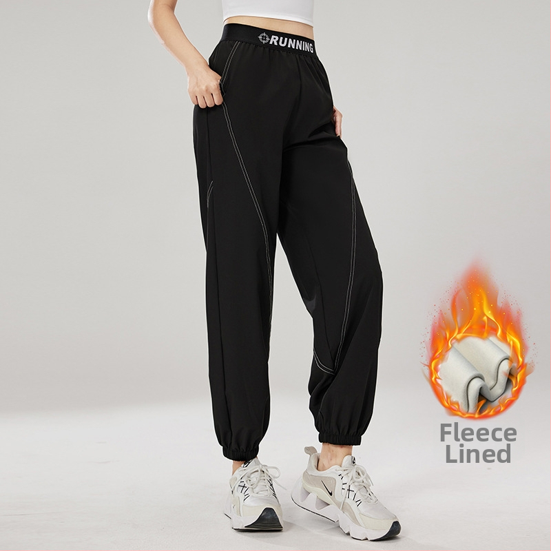 Ženski set za trčanje na otvorenom — uski kroj, dugi rukav, brzo-sušeci top, s jastučićem za prsni koš, najlon/spandeks, 2025