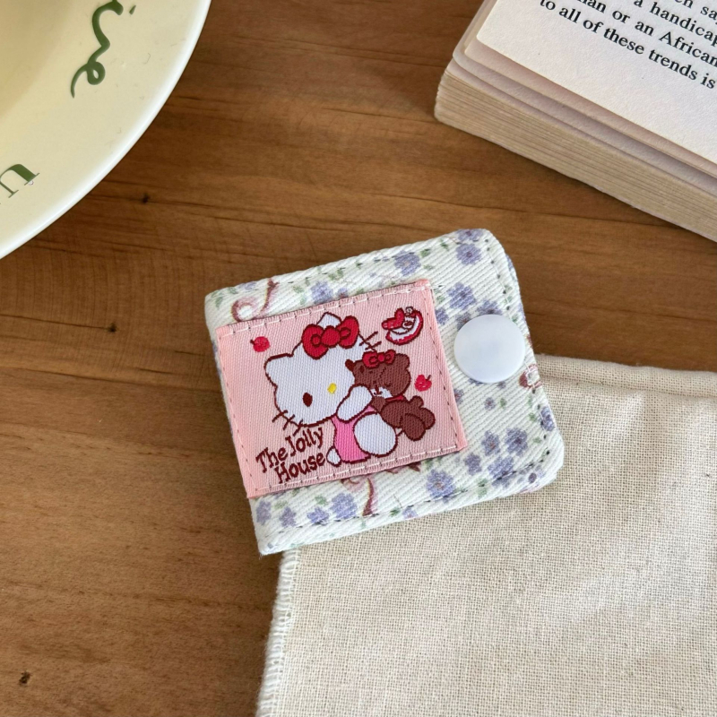 Organizator de cabluri cu urechi de pisică, din țesătură, stil desen animat, portabil, pentru birou și dormitor