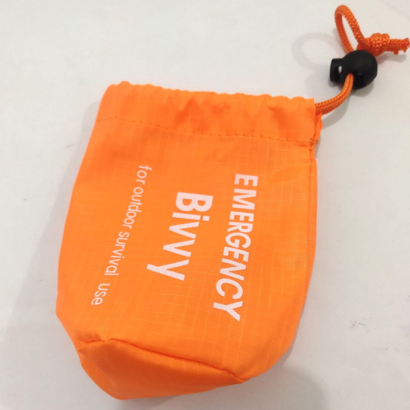 Cleye PET aliuminio plėvelės skubios pagalbos antklodė, voko tipo konstrukcija, suaugusiems, svoris 80 g