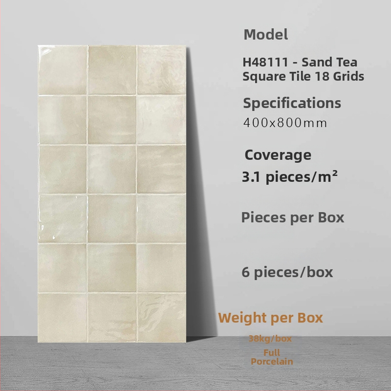 Fürdőszobai antik téglamintás csempe, glazúrozott fényes felület, antik mintázat, csúszásmentes felület, fél-matt befejezés, vízfelvétel 0,5%