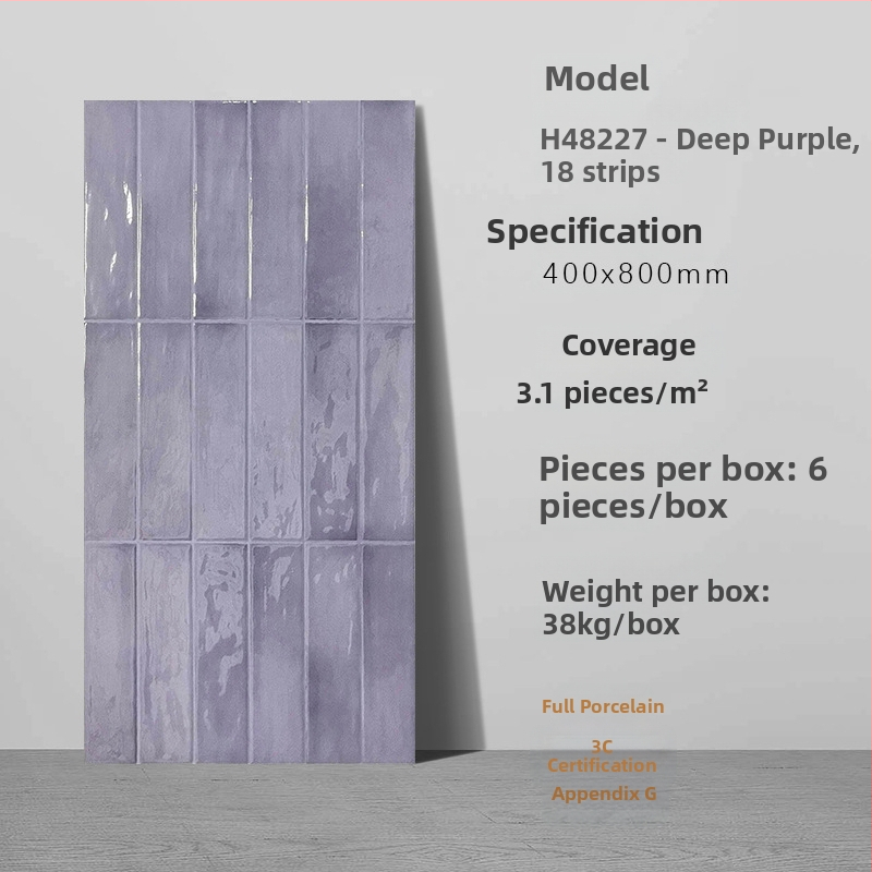 Fürdőszobai antik téglamintás csempe, glazúrozott fényes felület, antik mintázat, csúszásmentes felület, fél-matt befejezés, vízfelvétel 0,5%