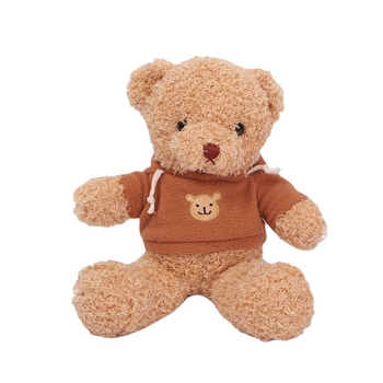 Plišani medvjedić lutka - kratki pliš, PP pamuk punilo, personalizacija logotipa, uzrast 7–14 godina
