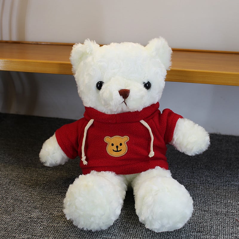 Plišani medvjedić lutka - kratki pliš, PP pamuk punilo, personalizacija logotipa, uzrast 7–14 godina