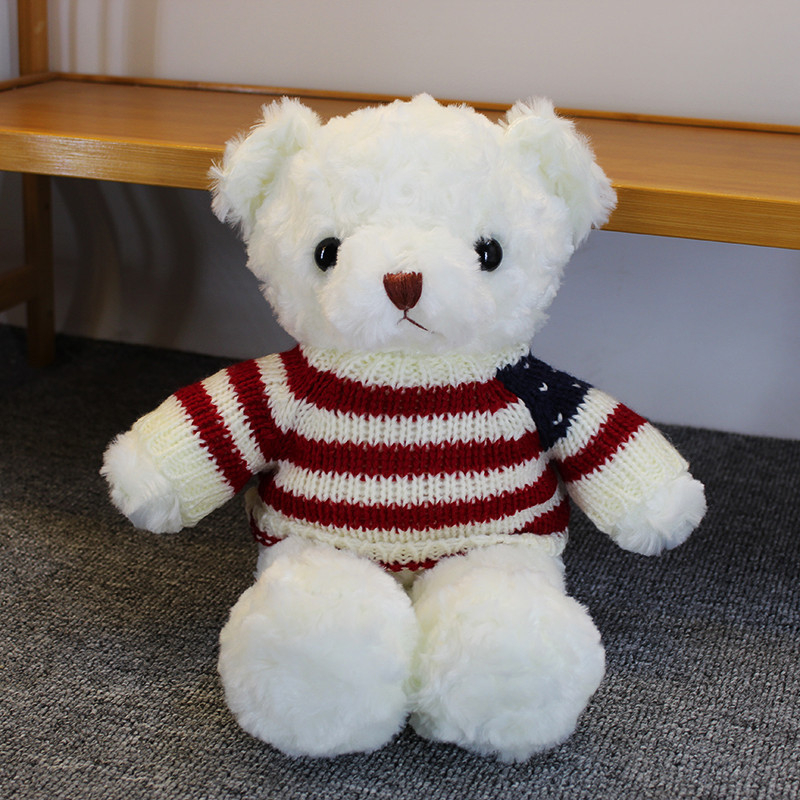 Plišani medvjedić lutka - kratki pliš, PP pamuk punilo, personalizacija logotipa, uzrast 7–14 godina