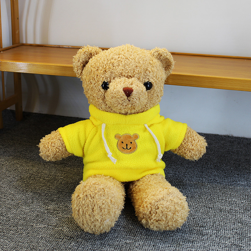 Plišani medvjedić lutka - kratki pliš, PP pamuk punilo, personalizacija logotipa, uzrast 7–14 godina