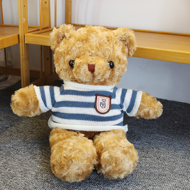 Plišani medvjedić lutka - kratki pliš, PP pamuk punilo, personalizacija logotipa, uzrast 7–14 godina