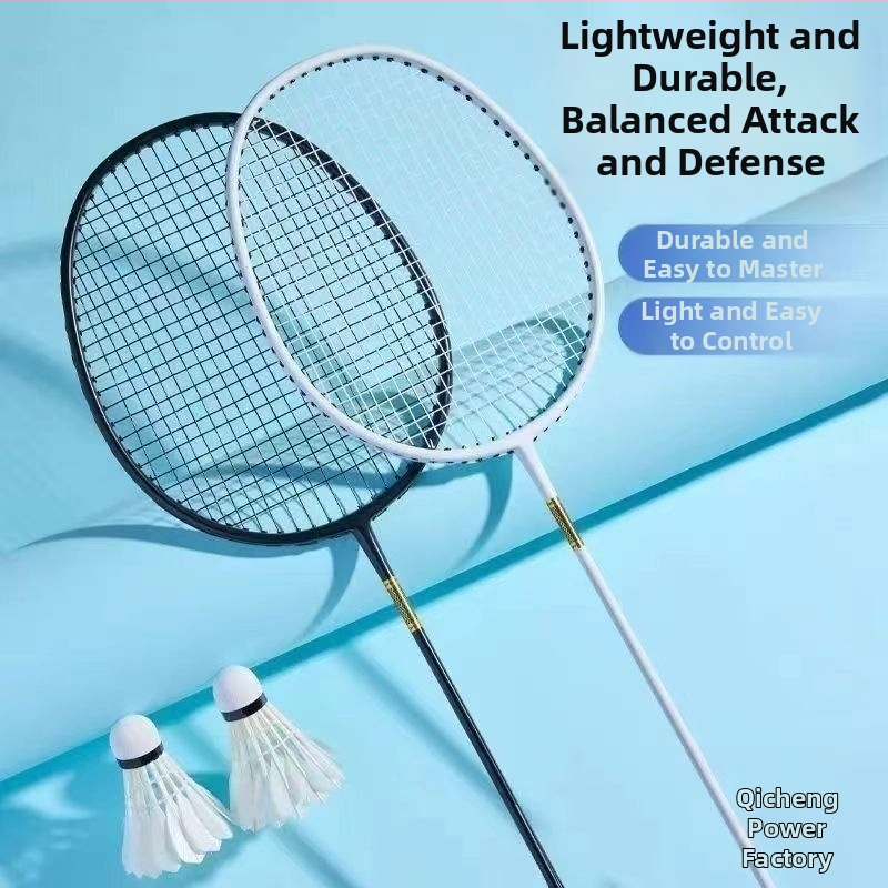 Set badmintonových rakiet z hliníkovej zliatiny, pevný a odolný