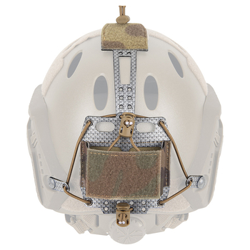 Éjjellátó készülékhez tartozó akkumulátor-doboz és sisaktáska - Taktikai kiegészítő (Nylon Velcro; Kamufláž/egyszínű mintázat; Nylon bélés)