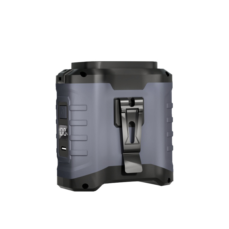 Juosmens ventiliatorius lauko sąlygomis su USB įkrovimu, įdiegta 6000mAh baterija, bešepinis variklis, 5 greičiai, veikia daugiau nei 12 valandų