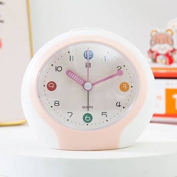 Studentų žadintuvas su LCD ekranu ir analogo-skaitmeninio rodymo, plastikinis korpusas, maitinimas iš sauso baterijos, sklandus sekundės judėjimas