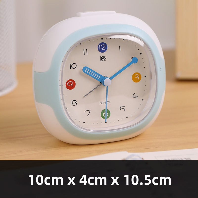 Studentų žadintuvas su LCD ekranu ir analogo-skaitmeninio rodymo, plastikinis korpusas, maitinimas iš sauso baterijos, sklandus sekundės judėjimas