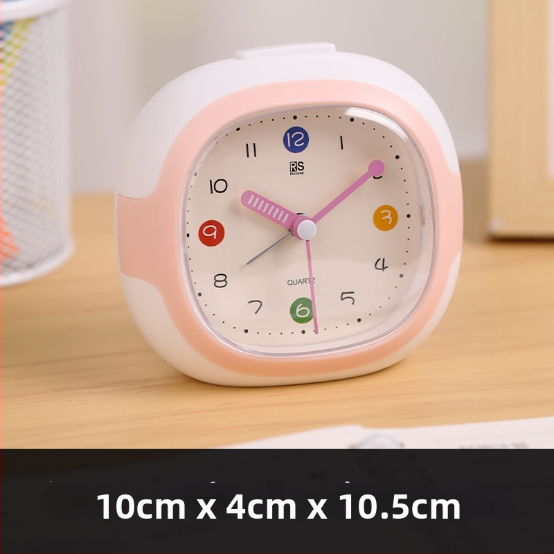 Studentų žadintuvas su LCD ekranu ir analogo-skaitmeninio rodymo, plastikinis korpusas, maitinimas iš sauso baterijos, sklandus sekundės judėjimas