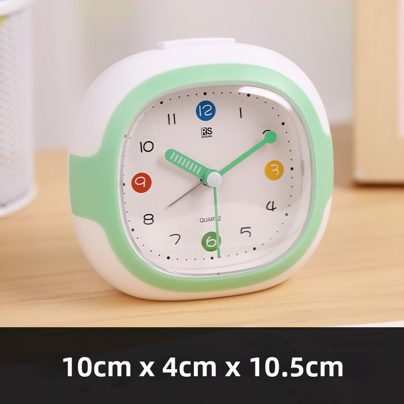 Studentų žadintuvas su LCD ekranu ir analogo-skaitmeninio rodymo, plastikinis korpusas, maitinimas iš sauso baterijos, sklandus sekundės judėjimas