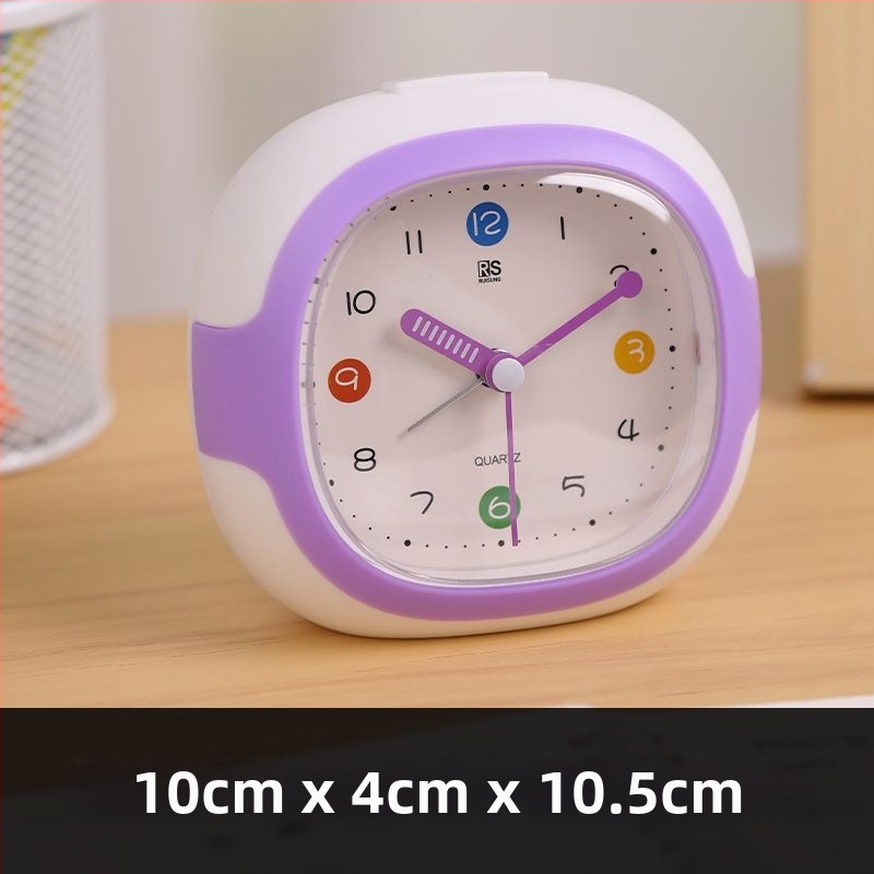 Studentų žadintuvas su LCD ekranu ir analogo-skaitmeninio rodymo, plastikinis korpusas, maitinimas iš sauso baterijos, sklandus sekundės judėjimas