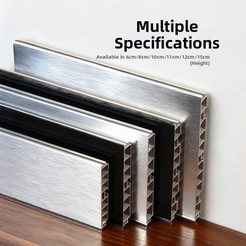 Aliuminio lydinio Kick Plate virtuvės spintelėms, plokščias šiuolaikinis minimalistinis stilius, modelis Kick Plate, prekės numeris 161, prekės ženklas bls/Baodisi