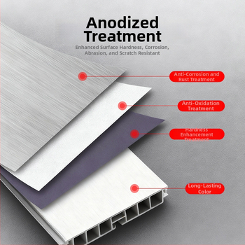 Aliuminio lydinio Kick Plate virtuvės spintelėms, plokščias šiuolaikinis minimalistinis stilius, modelis Kick Plate, prekės numeris 161, prekės ženklas bls/Baodisi
