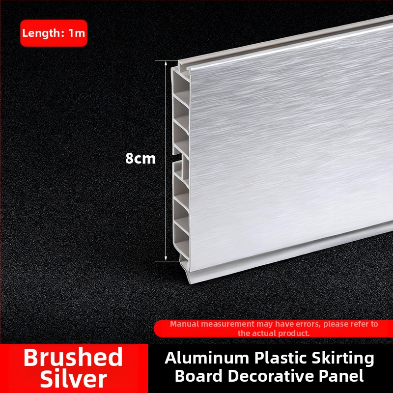 Aliuminio lydinio Kick Plate virtuvės spintelėms, plokščias šiuolaikinis minimalistinis stilius, modelis Kick Plate, prekės numeris 161, prekės ženklas bls/Baodisi