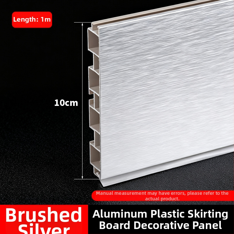 Aliuminio lydinio Kick Plate virtuvės spintelėms, plokščias šiuolaikinis minimalistinis stilius, modelis Kick Plate, prekės numeris 161, prekės ženklas bls/Baodisi