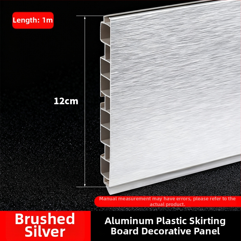 Aliuminio lydinio Kick Plate virtuvės spintelėms, plokščias šiuolaikinis minimalistinis stilius, modelis Kick Plate, prekės numeris 161, prekės ženklas bls/Baodisi