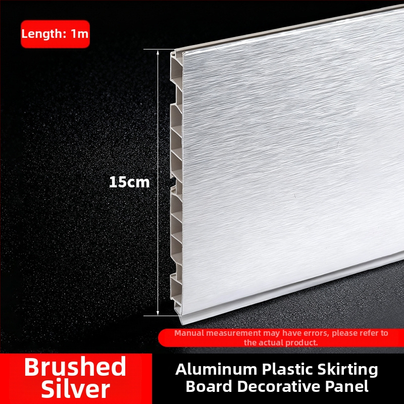 Aliuminio lydinio Kick Plate virtuvės spintelėms, plokščias šiuolaikinis minimalistinis stilius, modelis Kick Plate, prekės numeris 161, prekės ženklas bls/Baodisi