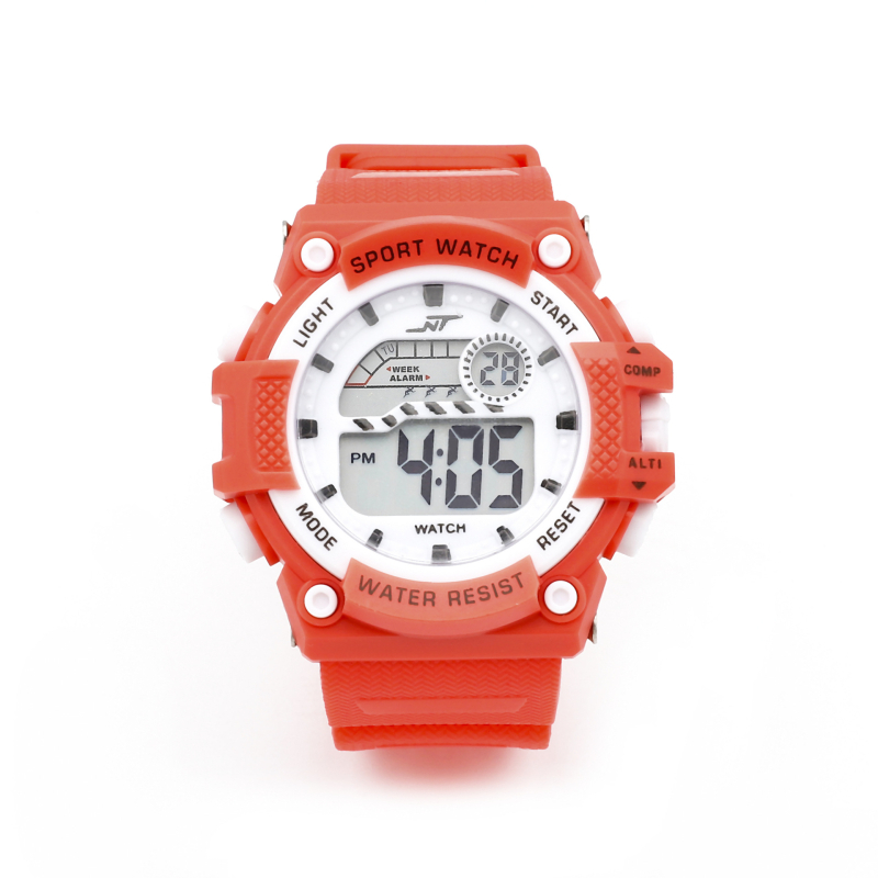 Електронен часовник за ученици (светещ дисплей, електронно движение, ABS корпус, PVC каишка)