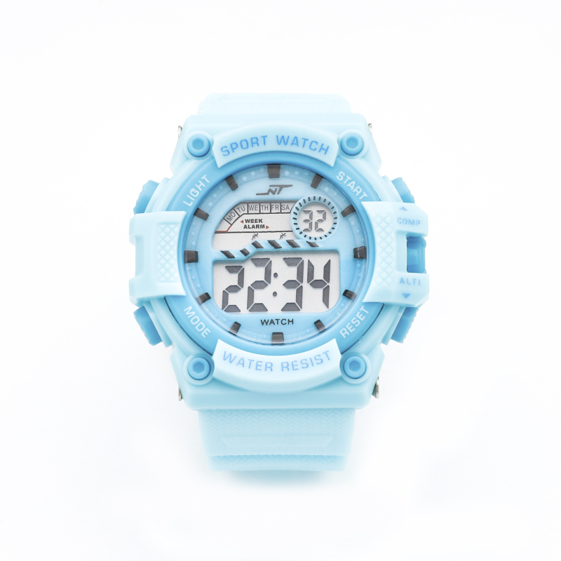 Електронен часовник за ученици (светещ дисплей, електронно движение, ABS корпус, PVC каишка)