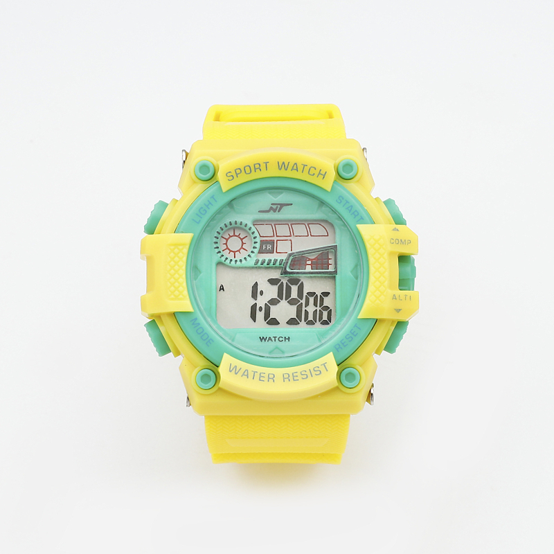 Електронен часовник за ученици (светещ дисплей, електронно движение, ABS корпус, PVC каишка)