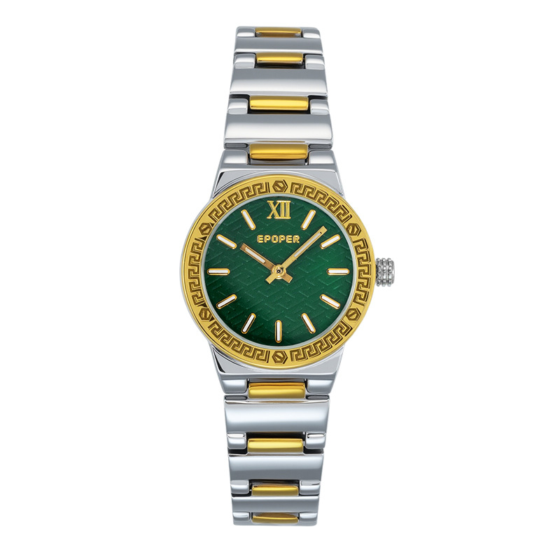 Sieviešu pulkstenis: minimālistisks stils, japāņu kvarca mehānisms, 30m ūdensizturība, nerūsējoša tērauda siksna, metāla korpuss