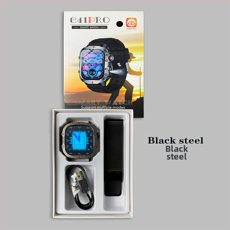 Išmanusis laikrodis H11 – širdies ritmo stebėjimas, kraujospūdžio matavimas, deguonies kiekio kraujyje matavimas, miego stebėjimas, atsparus vandeniui