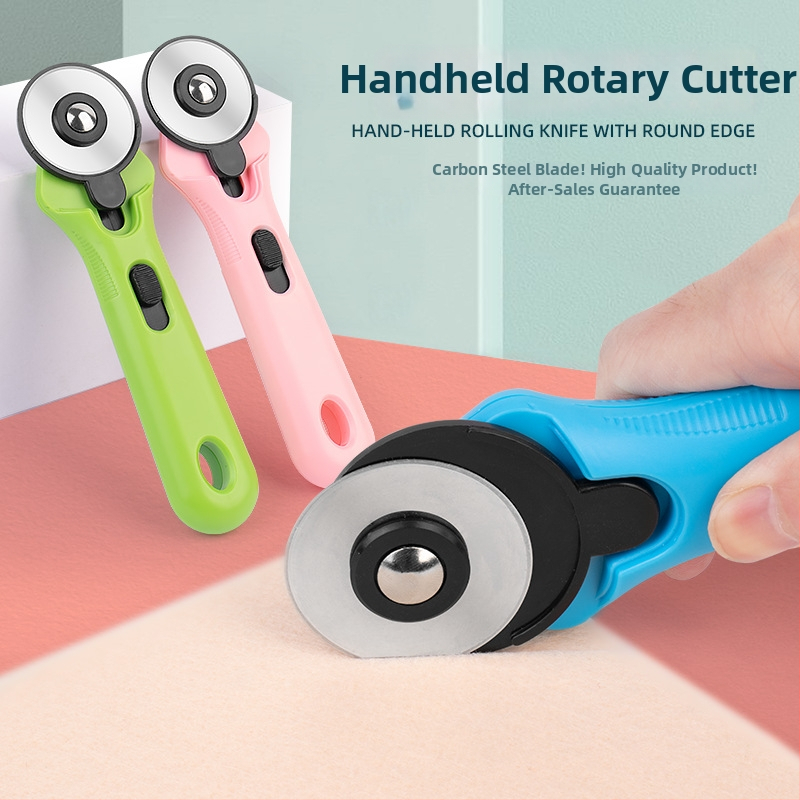 ZEQUAN plastični rotacijski rezač s kružnim nožem, za rezanje tkanina, kože i papira