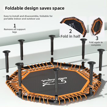 Dibu Trampolīna — PP materiāls, Iekštelpu lietošanai, universāla pieaugušajiem, piemērota skriešanai, fitnesam un dejām