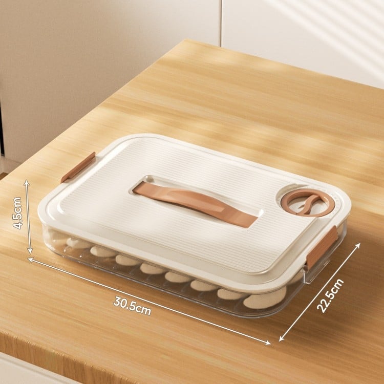 Кутия за пелмени за хладилник – хранителна пластмаса, съхранение и запазване на свежестта, уплътнение, модел XG-1040-910