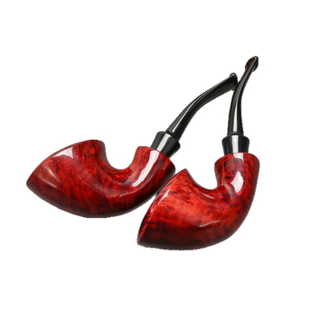 Pīpe – roku darbs no akmens ozolkoka, pārnēsājama, ar gaisa kameru, vecmodīgs stils