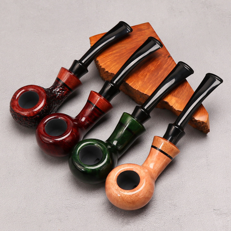 Pīpe – roku darbs no akmens ozolkoka, pārnēsājama, ar gaisa kameru, vecmodīgs stils