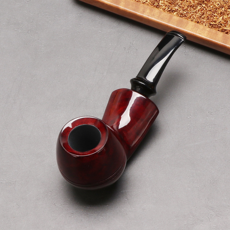 Pīpe – roku darbs no akmens ozolkoka, pārnēsājama, ar gaisa kameru, vecmodīgs stils