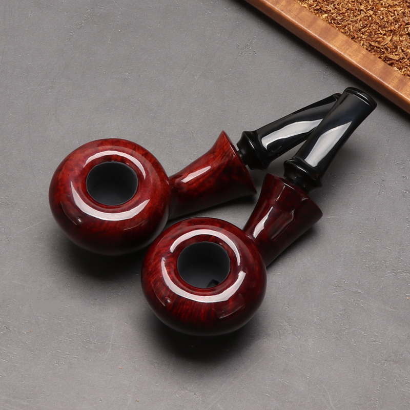 Pīpe – roku darbs no akmens ozolkoka, pārnēsājama, ar gaisa kameru, vecmodīgs stils