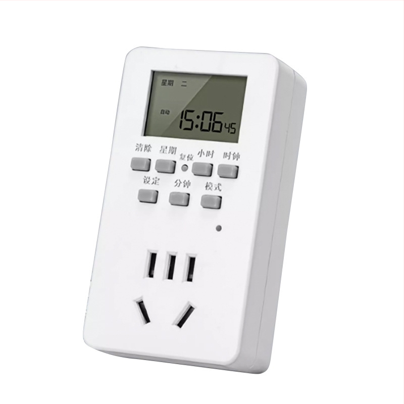 Išmanus laikmačio lizdo jungiklis su automatine išjungimo funkcija vandens šildytuvui ir akvariumo cirkuliacijai