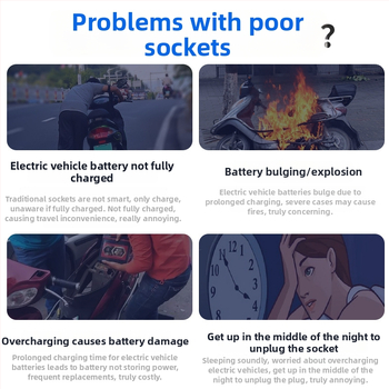 Pinhe EV įkrovimo apsauga – automatinis išjungimas, apsauga nuo įkrovimo pertekliaus, išmanus laikmatis, 10A, 220–250V AC, 2500W, CCC sertifikatas