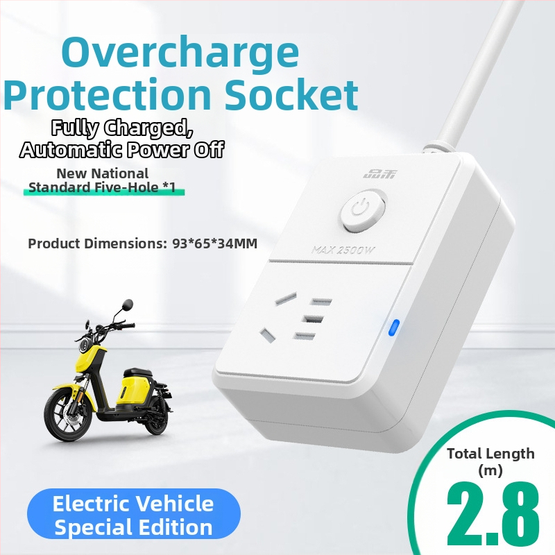 Pinhe EV įkrovimo apsauga – automatinis išjungimas, apsauga nuo įkrovimo pertekliaus, išmanus laikmatis, 10A, 220–250V AC, 2500W, CCC sertifikatas