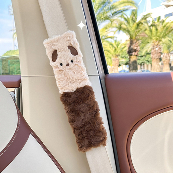 Feather pūkuota automobilio diržo pečių pagalvėlė su karikatūrų dizainu, logotipų spausdinimas prieinamas, 50 g