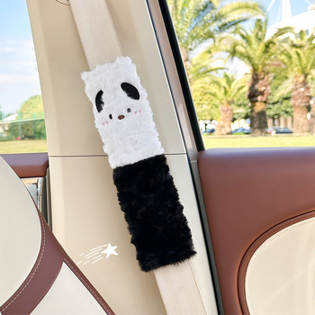 Feather pūkuota automobilio diržo pečių pagalvėlė su karikatūrų dizainu, logotipų spausdinimas prieinamas, 50 g