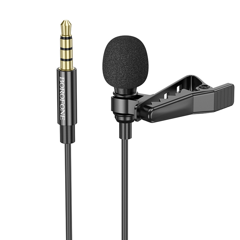 BOROFONE BFK11 Lavalier digitalni mikrofon za pametne telefone, 100 Hz–20 kHz, SNR ≥75 dB, Ugrađena baterija, Model BFK11