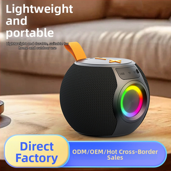 Portatīvais Bluetooth skaļrunis ar IPX5 ūdensizturību, 5W jauda, iekšējā akumulatora 1200–2000mAh, Bluetooth 5.3, kartes slots