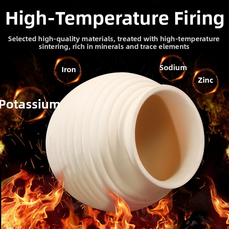 Kerámiából készült akváriumi menedék — agyagkaspó stílusban, tájépítéshez, szaporításhoz és rejtőzéshez, 200 g