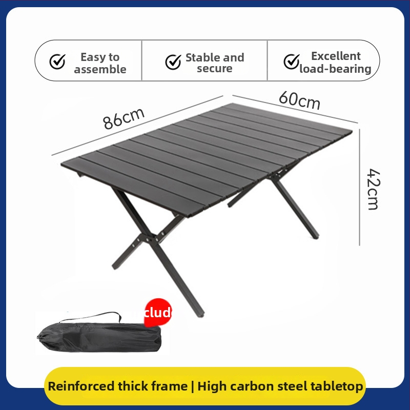 Sklopiteľná kempingová stolička a stolička, štýl Kermit; Materiály: Oxford látka a karbónová oceľ; Sklopiteľná: Áno; Prispôsobenie: Áno