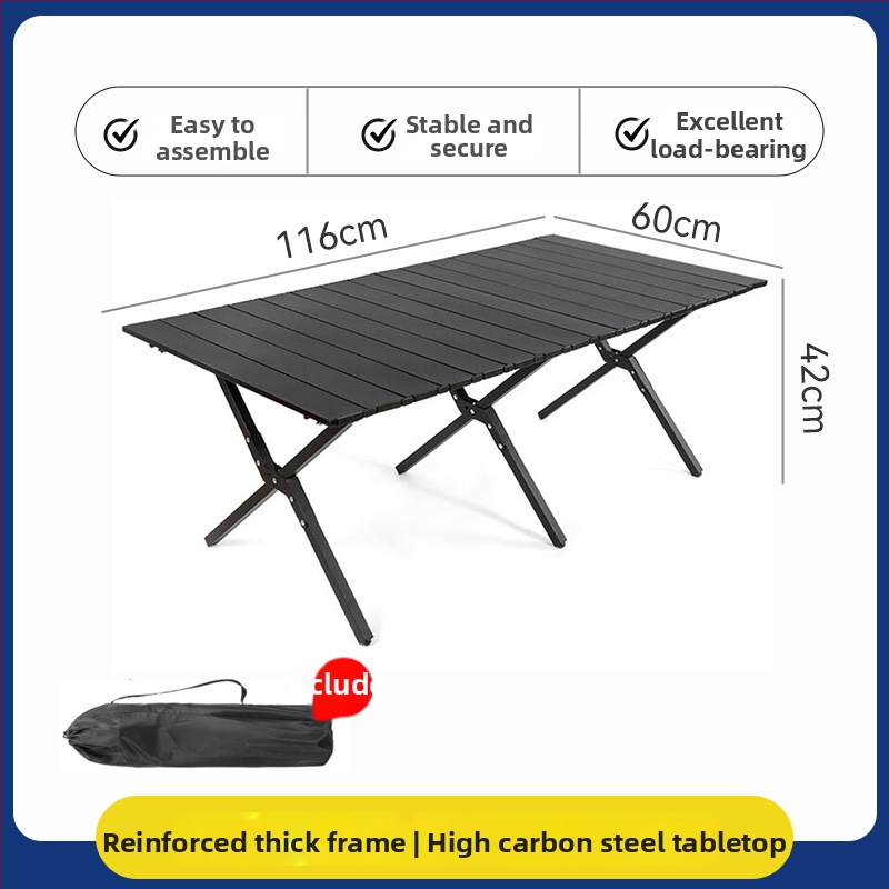 Sklopiteľná kempingová stolička a stolička, štýl Kermit; Materiály: Oxford látka a karbónová oceľ; Sklopiteľná: Áno; Prispôsobenie: Áno